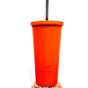 Starbucks Matte Tangerine  Tumbler
